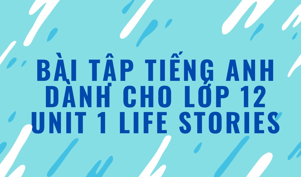 Bài tập tiếng Anh dành cho lớp 12 Unit 1 Life Stories