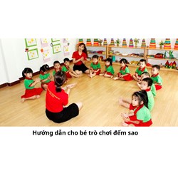 Hướng dẫn cho bé trò chơi đếm sao