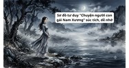 Sơ đồ tư duy "Chuyện người con gái Nam Xương" súc tích, dễ nhớ