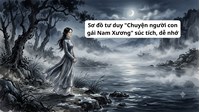Sơ đồ tư duy "Chuyện người con gái Nam Xương" súc tích, dễ nhớ
