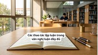 Các thao tác lập luận trong văn nghị luận đầy đủ nhất