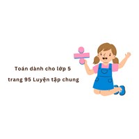 Toán dành cho lớp 5 trang 95 Luyện tập chung