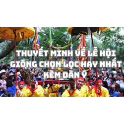 Thuyết minh về lễ hội Gióng chọn lọc hay nhất kèm dàn ý