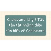 Cholesterol là gì? Tất tần tật những điều cần biết về Cholesterol