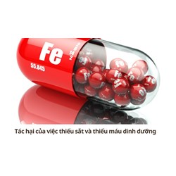 Tác hại của việc thiếu sắt và thiếu máu dinh dưỡng