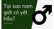 Tại sao nam giới có yết hầu?