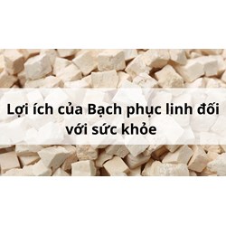 Lợi ích của Bạch phục linh đối với sức khỏe