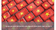 Tác giả tác phẩm Bài thơ Đất nước (Nguyễn Khoa Điềm): Ngữ văn lớp 12