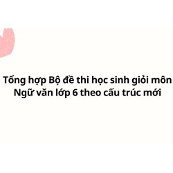 Tổng hợp Bộ đề thi học sinh giỏi môn Ngữ văn lớp 6 theo cấu trúc mới