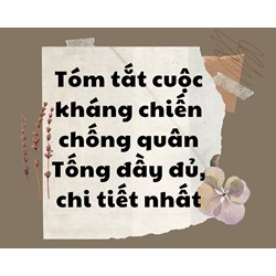 Tóm tắt cuộc kháng chiến chống quân Tống đầy đủ, chi tiết nhất