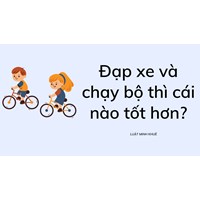 Đạp xe và chạy bộ thì cái nào tốt hơn?