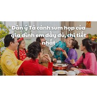 Dàn ý Tả cảnh sum họp của gia đình em đầy đủ, chi tiết nhất
