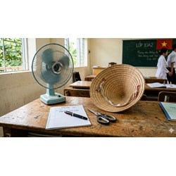 Thuyết minh một trong các đồ dùng sau: cái quạt, cái bút, cái kéo, chiếc nón