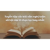 Tuyển tập các bài văn nghị luận xã hội lớp 12 chọn lọc hay nhất
