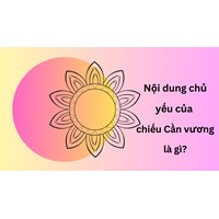 Nội dung chủ yếu của chiếu Cần vương là gì?