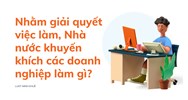 Nhằm giải quyết việc làm, Nhà nước khuyến khích các doanh nghiệp làm gì?