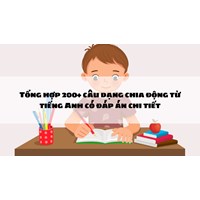 Tổng hợp 200+ câu dạng chia động từ tiếng Anh có đáp án chi tiết
