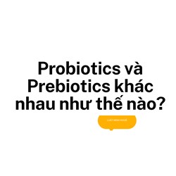 Probiotics và Prebiotics khác nhau như thế nào?