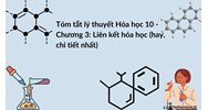 Tóm tắt lý thuyết Hóa học lớp 10 Chương 3: Liên kết hóa học