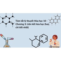 Tóm tắt lý thuyết Hóa học lớp 10 Chương 3: Liên kết hóa học
