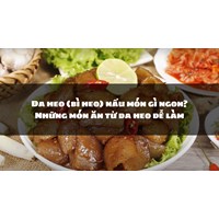 Da heo (bì heo) nấu món gì ngon? Những món ăn từ da heo dễ làm