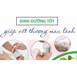 Chế độ ăn uống để vết thương nhanh lành