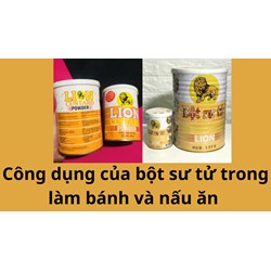 Công dụng của bột sư tử trong làm bánh và nấu ăn không thể bỏ lỡ