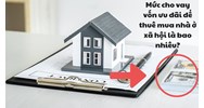 Mức cho vay vốn ưu đãi để thuê mua nhà ở xã hội là bao nhiêu?