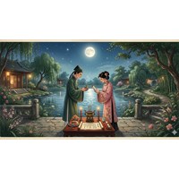 Cảm nhận của em về không gian của cuộc thề nguyền trong Truyện Kiều