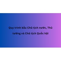 Quy trình bầu Chủ tịch nước, Thủ tướng và Chủ tịch Quốc hội