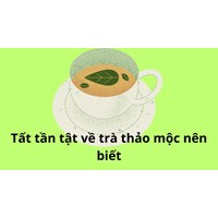 Tất tần tật về trà thảo mộc nên biết