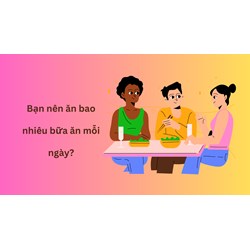Bạn nên ăn bao nhiêu bữa ăn mỗi ngày?