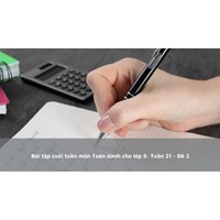 Bài tập cuối tuần môn Toán dành cho lớp 5: Tuần 21 - Đề 2