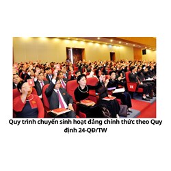 Quy trình chuyển sinh hoạt đảng chính thức theo Quy định 24-QĐ/TW