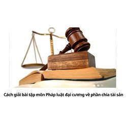 Cách giải bài tập môn Pháp luật đại cương về phần chia tài sản