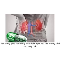 Tác dụng phụ nếu dùng acid folic quá liều mà không phải ai cũng biết