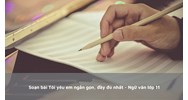 Soạn bài Tôi yêu em ngắn gọn, đầy đủ nhất - Ngữ văn lớp 11