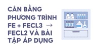 Cân bằng phương trình Fe + FeCl3  → FeCl2 và bài tập áp dụng