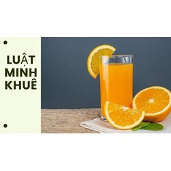Uống nước cam có giảm cân hay không theo như kinh nghiệm dân gian?