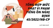 Tổng hợp mức phạt vi phạm tiếng ồn Nghị định 45/2022/NĐ-CP