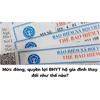 Mức đóng, quyền lợi BHYT hộ gia đình thay đổi như thế nào?