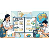 Tổng hợp công thức tính toán trong Địa Lý (hay, chi tiết)