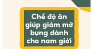Chế độ ăn giúp giảm mỡ bụng dành cho nam giới