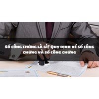 Sổ công chứng là gì? Quy định về sổ công chứng và số công chứng