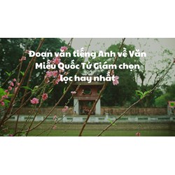 Đoạn văn tiếng Anh về Văn Miếu Quốc Tử Giám chọn lọc hay nhất