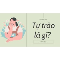 Tự trào là gì?