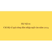 Hà Nội ra Chỉ thị về gọi công dân nhập ngũ vào năm 2024