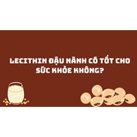Lecithin đậu nành có tốt cho sức khỏe không?