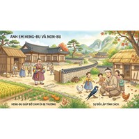 Tóm tắt truyện Non-bu và Heng-bu ngắn gọn, đầy đủ Văn lớp 6