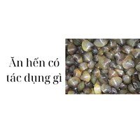 Ăn hến có tác dụng gì